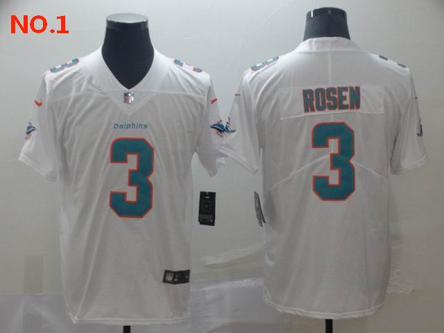 Men's Miami Dolphins #3 Josh Rosen Jerseys-15